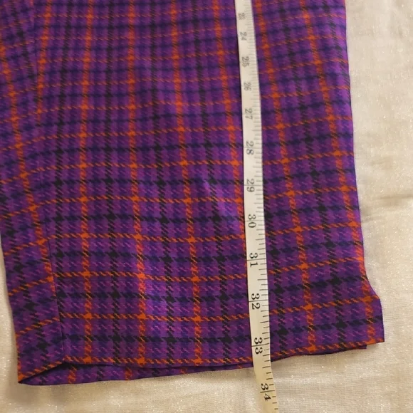 Silk Allison Taylor Women's Vibrant Plaid Capris